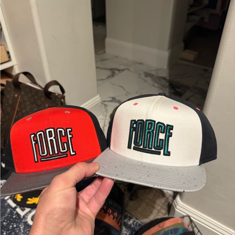 Nike Force hats brand new. SnapBack flat brim sold together